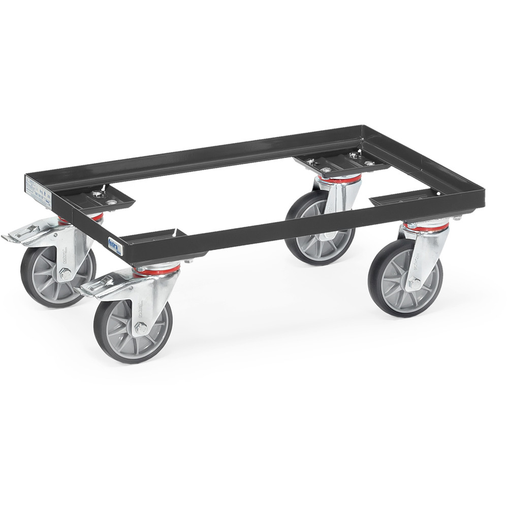 fetra® Carro con ruedas para cajas Euro GREY EDITION 13580-7016