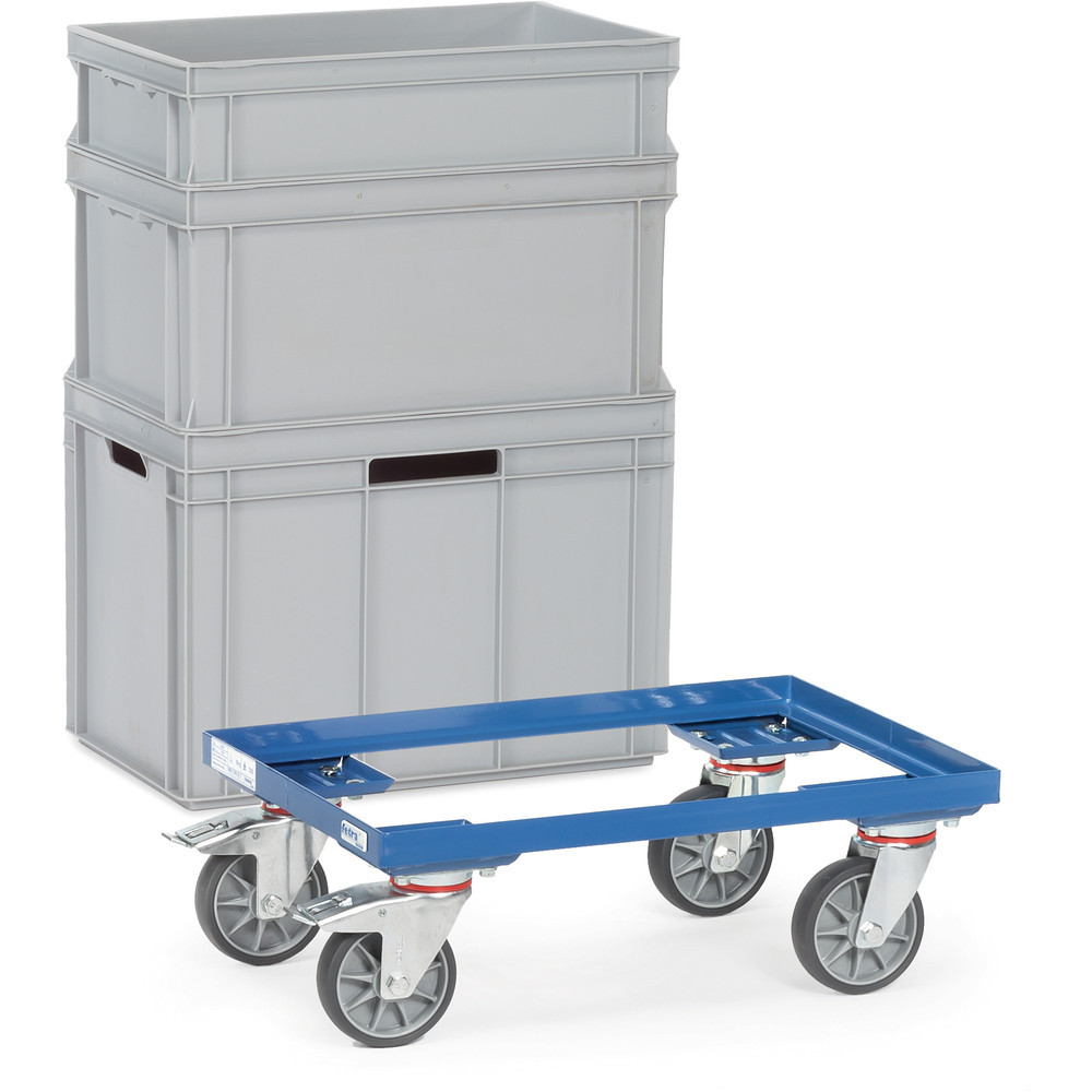 fetra® Carro con ruedas para cajas Euro 13580