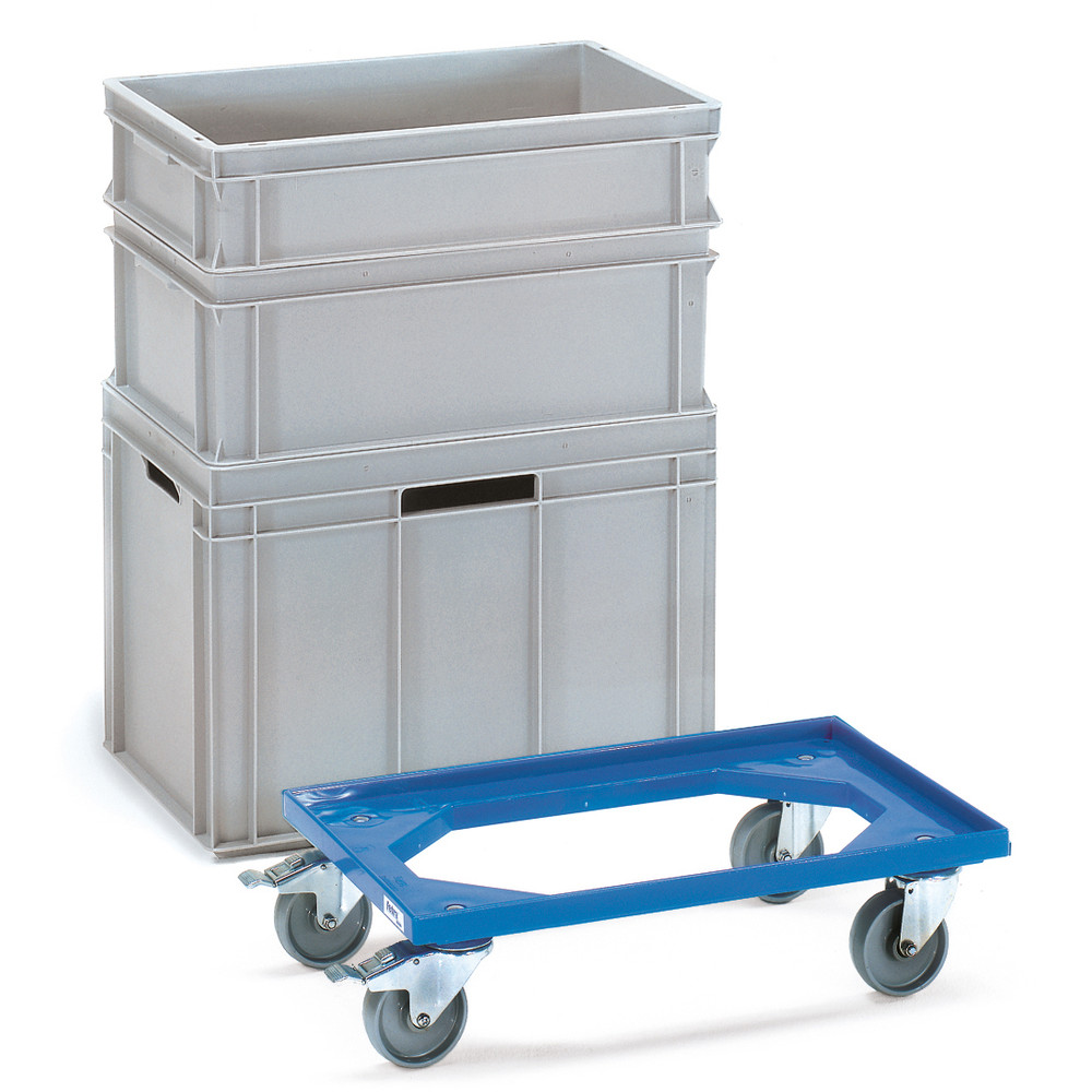 fetra® Carro con ruedas para cajas Euro 13590
