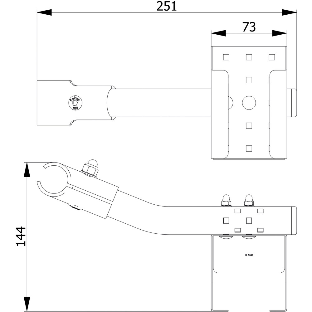 fetra® Soporte de desinfectante 1393-B0500