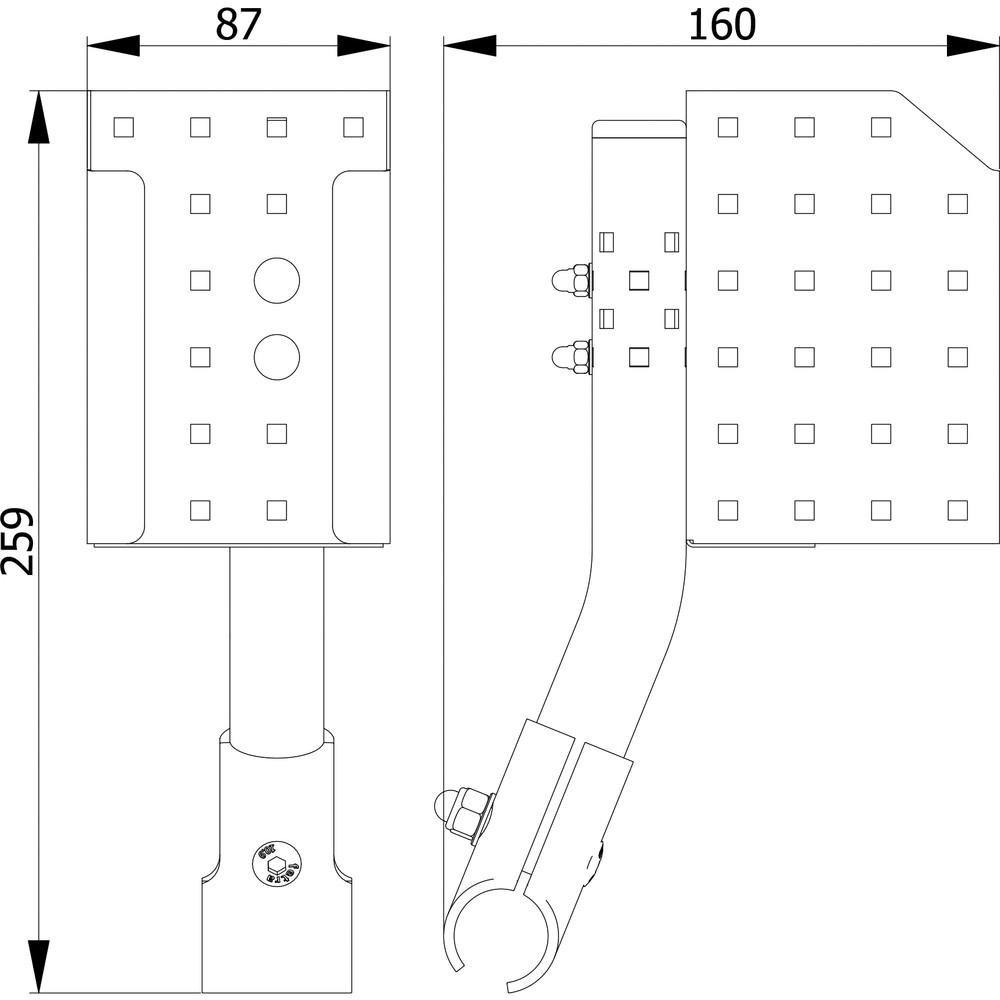 fetra® Soporte de desinfectante 1393-B1000