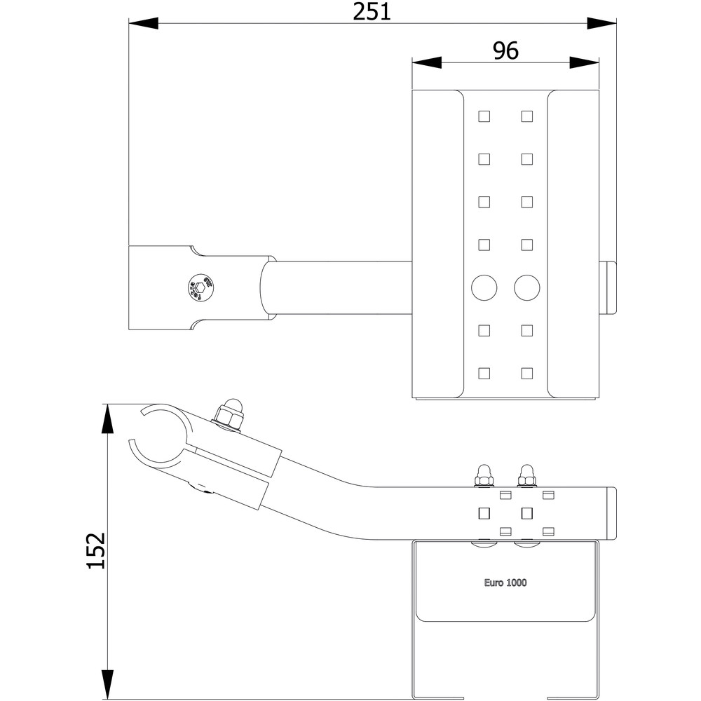 fetra® Soporte de desinfectante 1393-B1000
