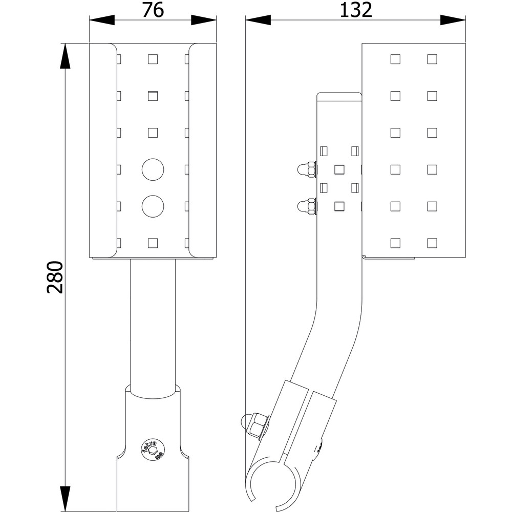 fetra® Soporte de desinfectante 1393-E0500