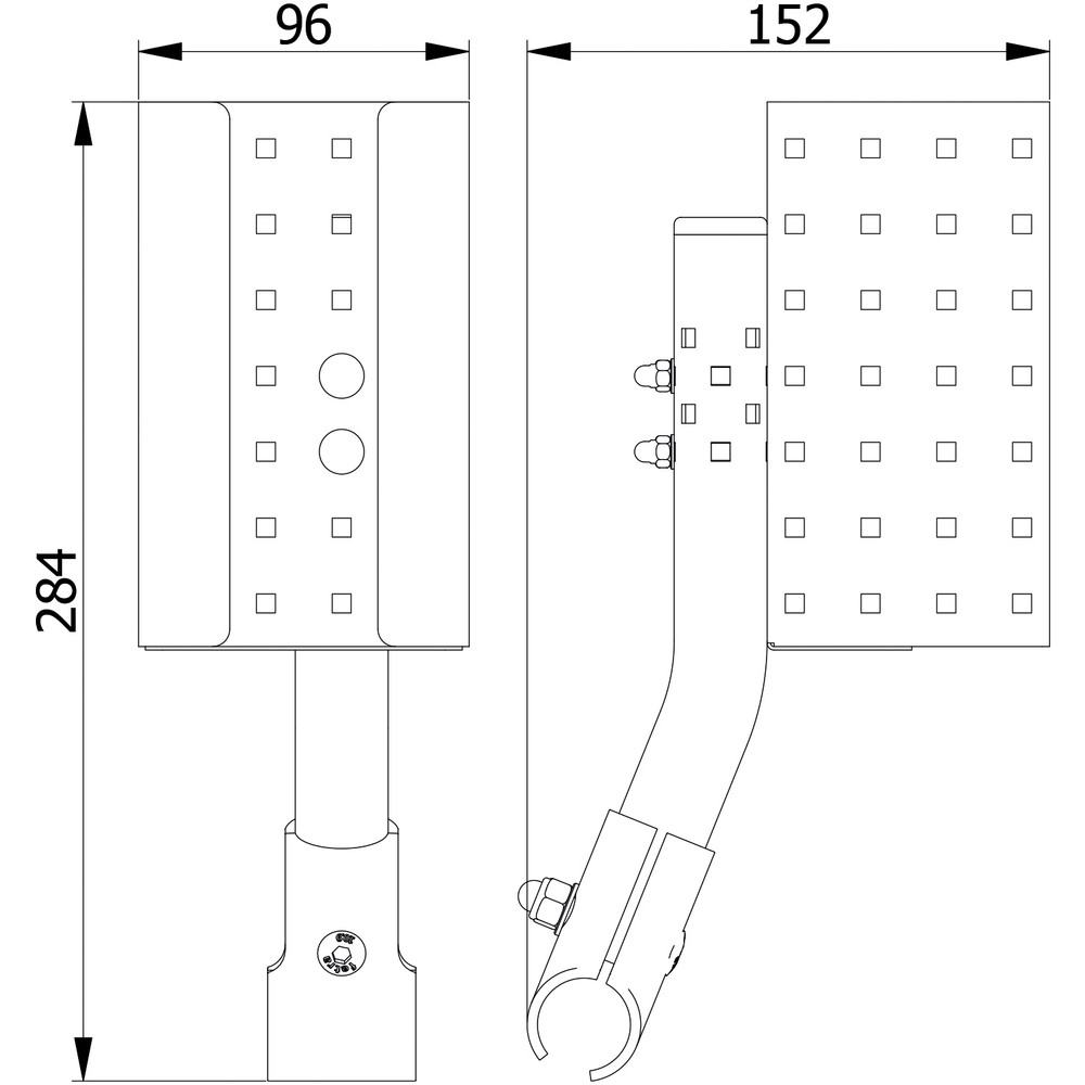 fetra® Soporte de desinfectante 1393-E1000