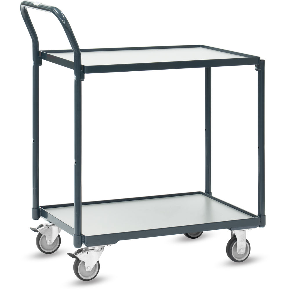 fetra® Mesa de transporte compacto con ruedas 2240-7016