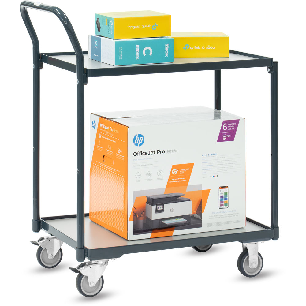 fetra® Mesa de transporte compacto con ruedas 2240-7016