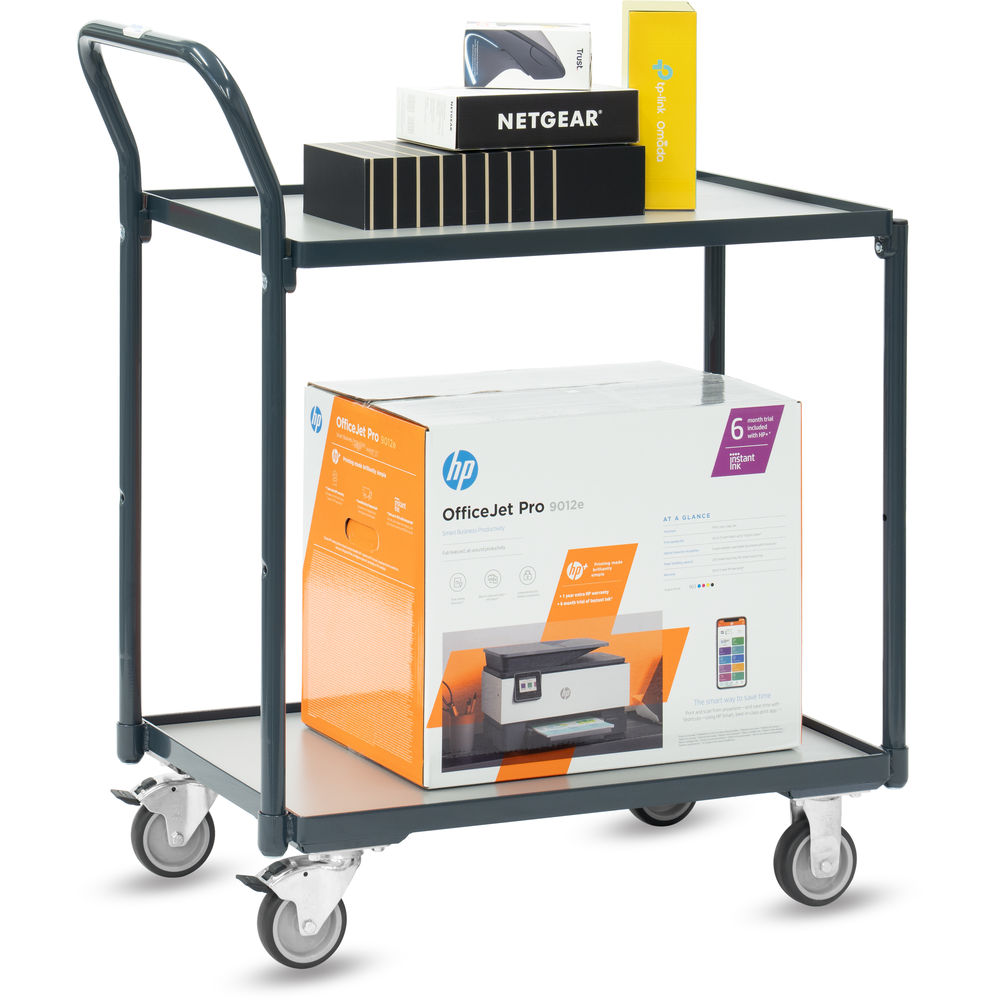 fetra® Mesa de transporte compacto con ruedas 2240-7016