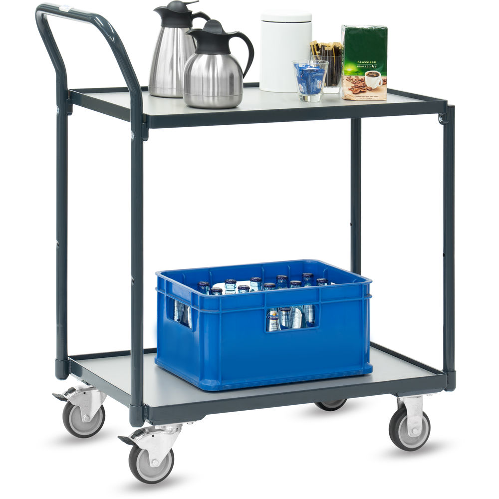fetra® Mesa de transporte compacto con ruedas 2240-7016