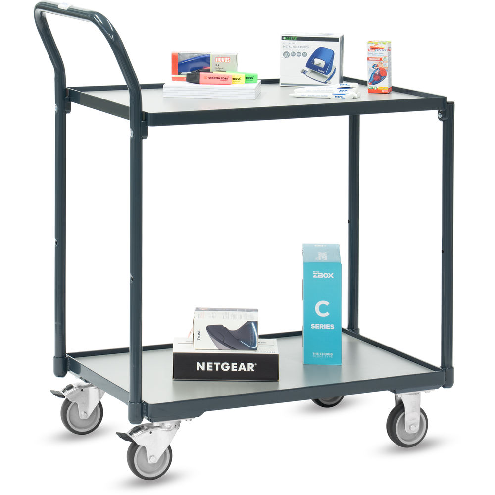 fetra® Mesa de transporte compacto con ruedas 2240-7016