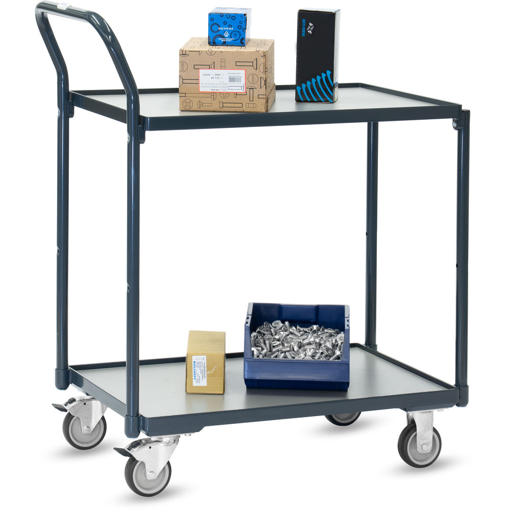 fetra® Mesa de transporte compacto con ruedas 2240-7016