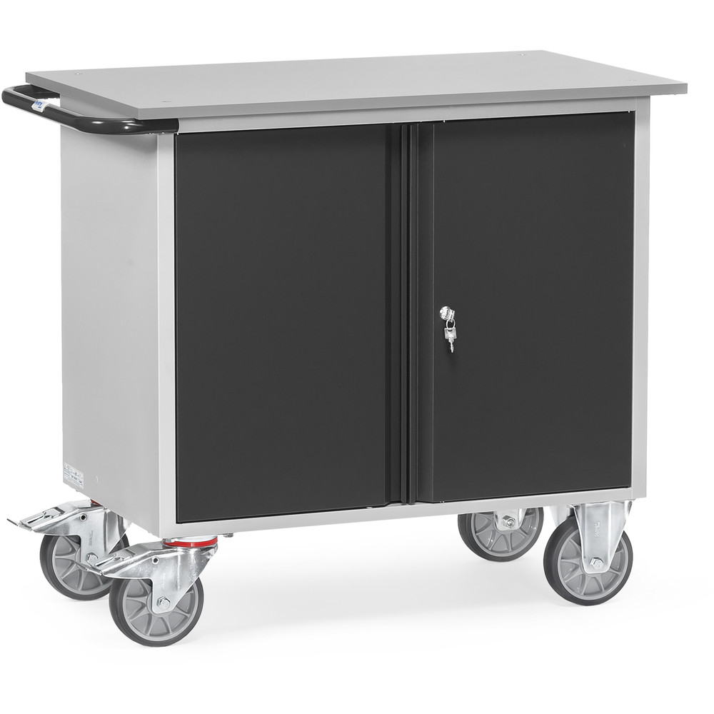 fetra® Carro de taller de chapa de acero 2456-7016