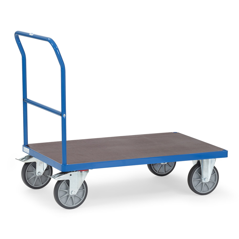 fetra® Carro con barra de empuje con plataforma impermeable 25021402