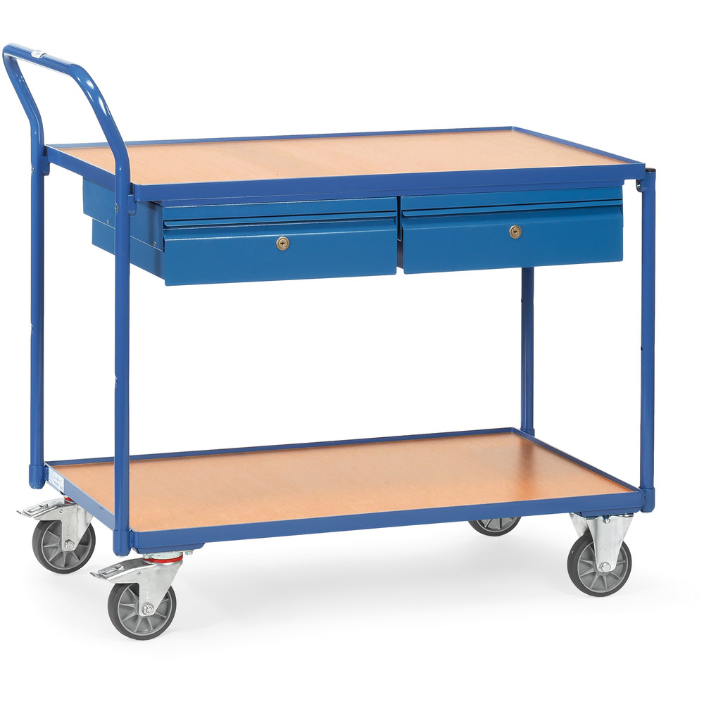 fetra® Mesa de transporte con cajones 2622