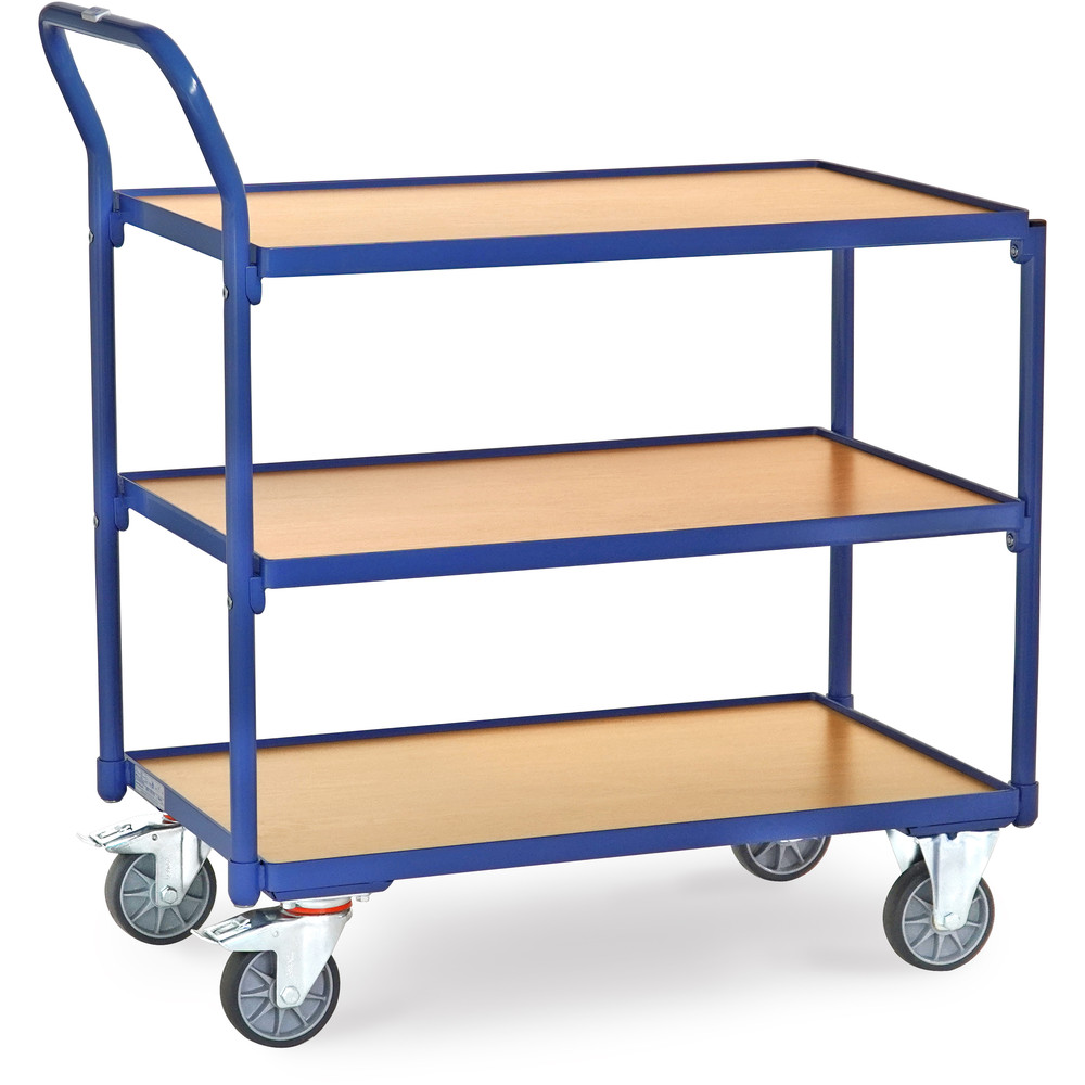 fetra® Mesa de transporte ligera con ruedas 2750