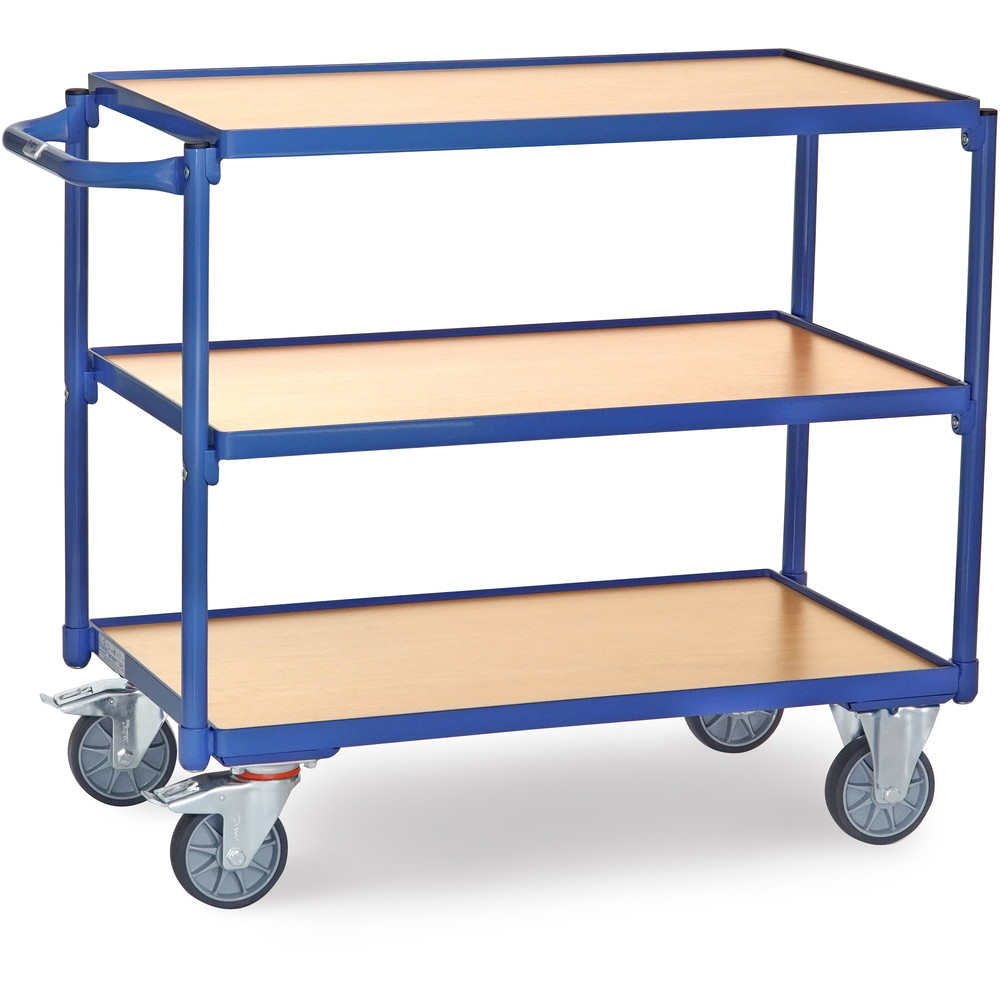 fetra® Mesa de transporte ligera con ruedas 2950