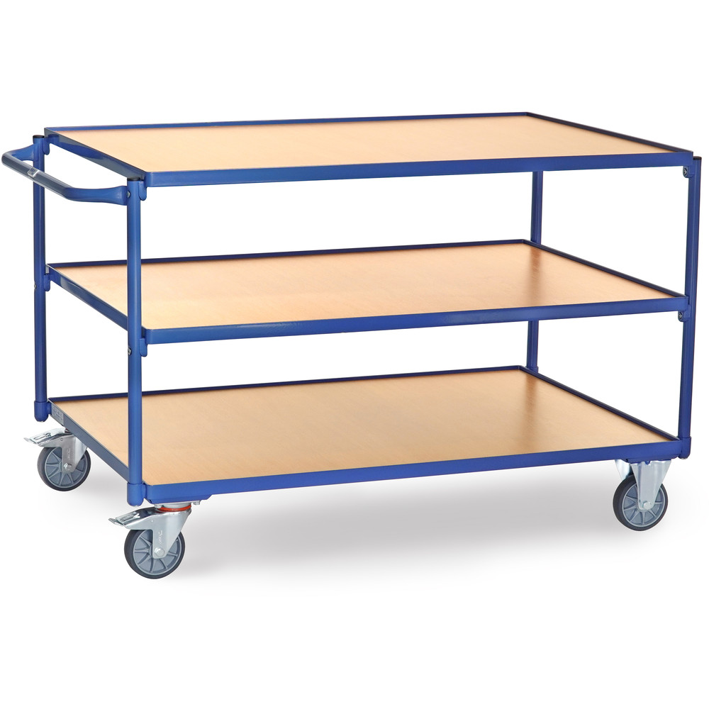 fetra® Mesa de transporte ligera con ruedas 2956