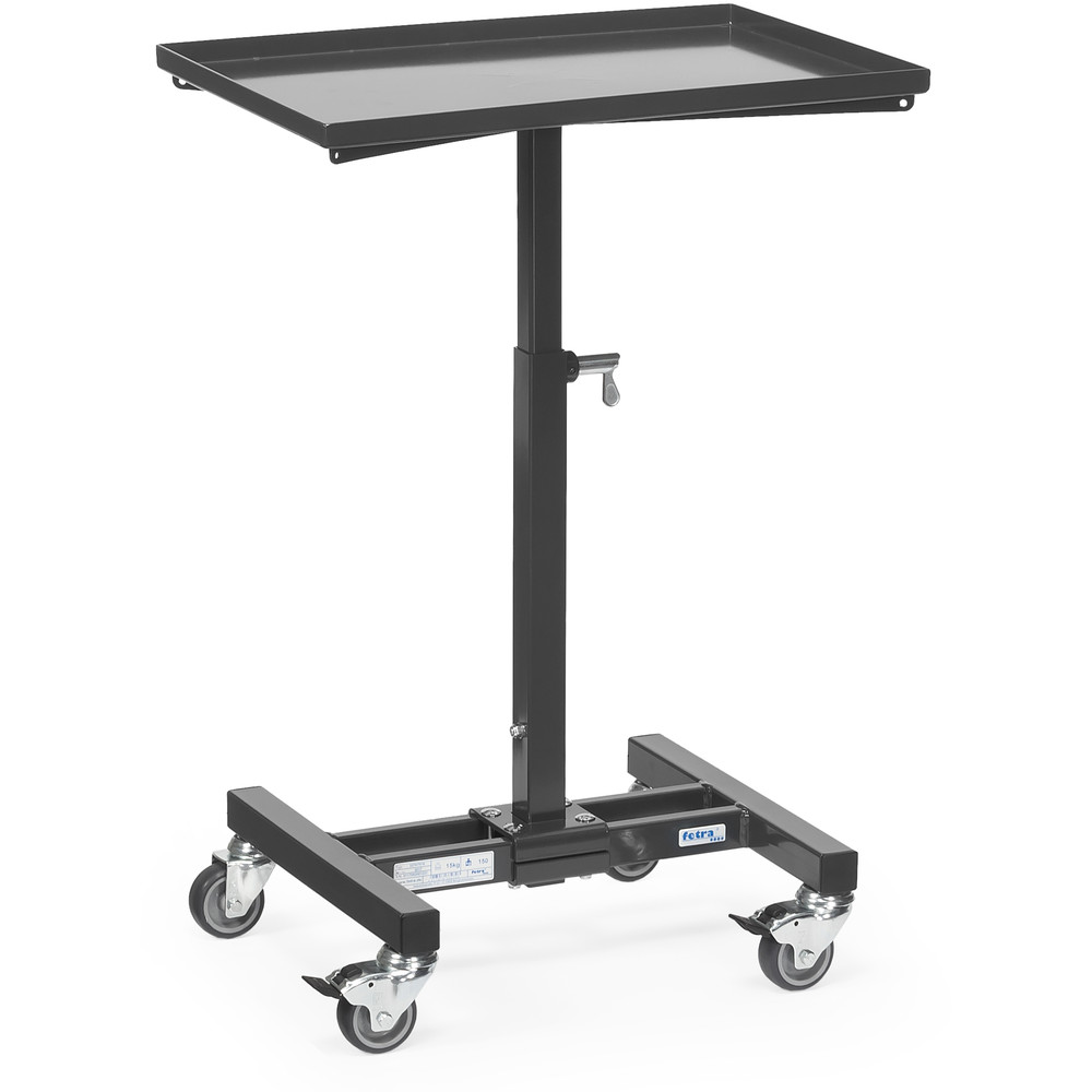 fetra® Atril con ruedas para cajas GREY EDITION 3270-7016