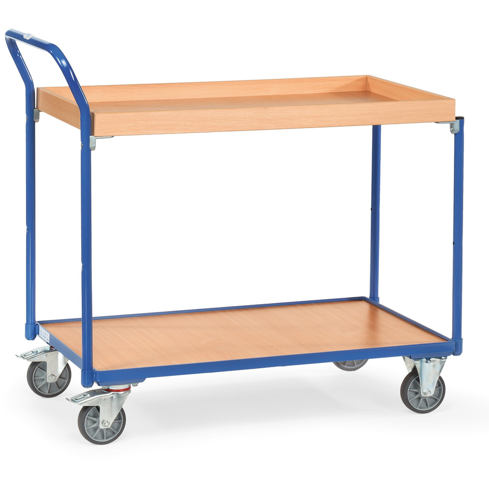 fetra® Mesa de transporte ligera con ruedas 3740