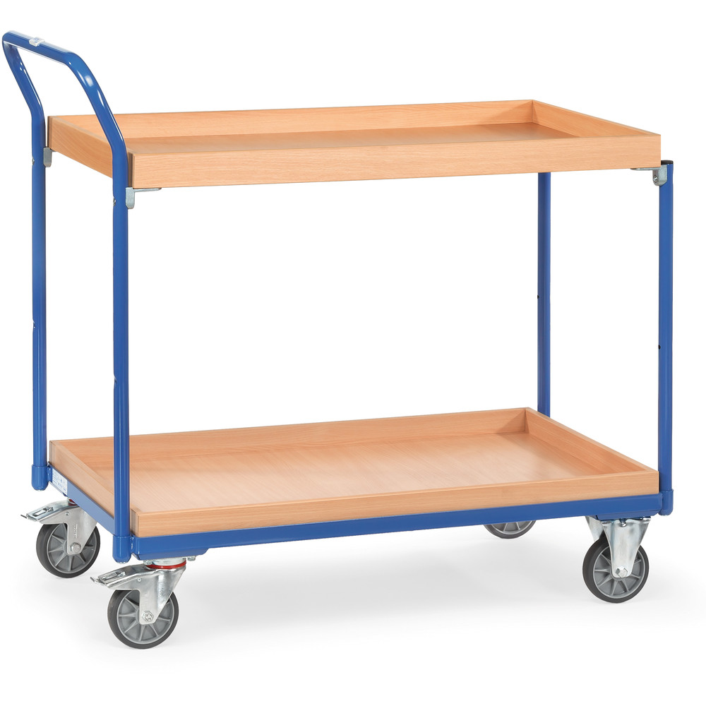 fetra® Mesa de transporte ligera con ruedas 3760