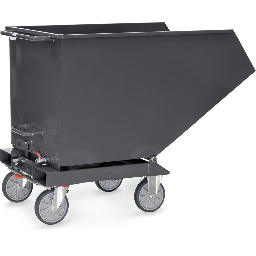 fetra® Volquete con grifo de purga GREY EDITION 4703A-7016