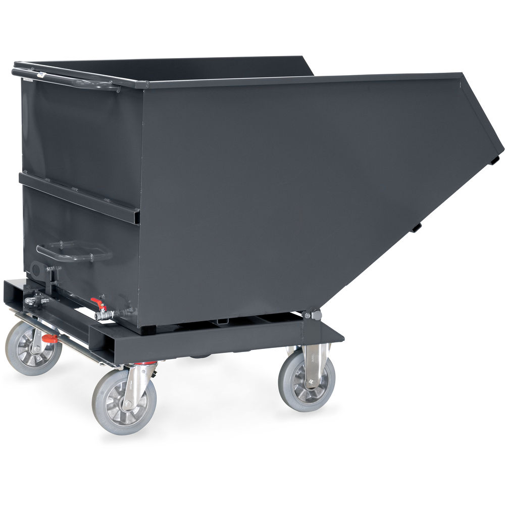 fetra® Volquete con grifo de purga GREY EDITION 4704A-7016