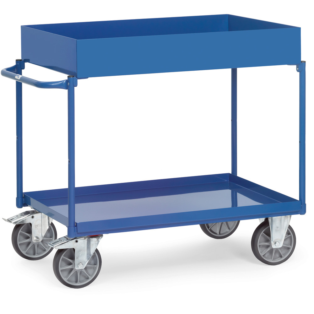 fetra® Mesa de transporte con ruedas y bandejas 4840