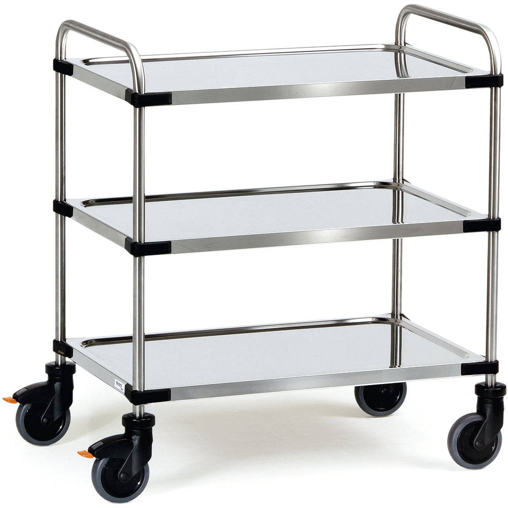 fetra® Carro de acero inoxidable 5038