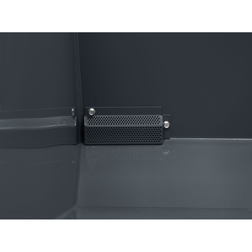 fetra® Volquete automático con grifo de purga y rodillos 6090AR-7016