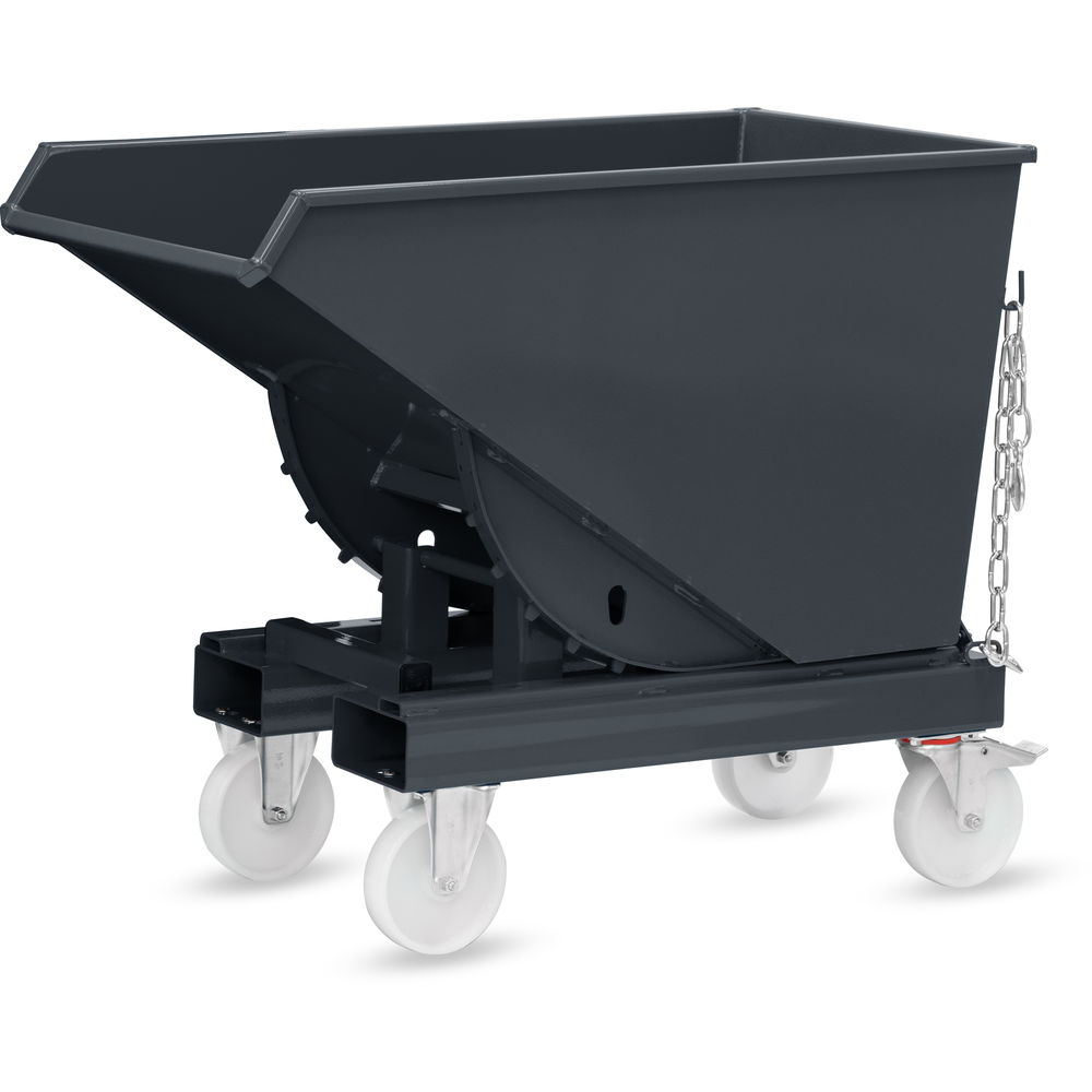 fetra® Volquete automático con rodillos 6030R-7016