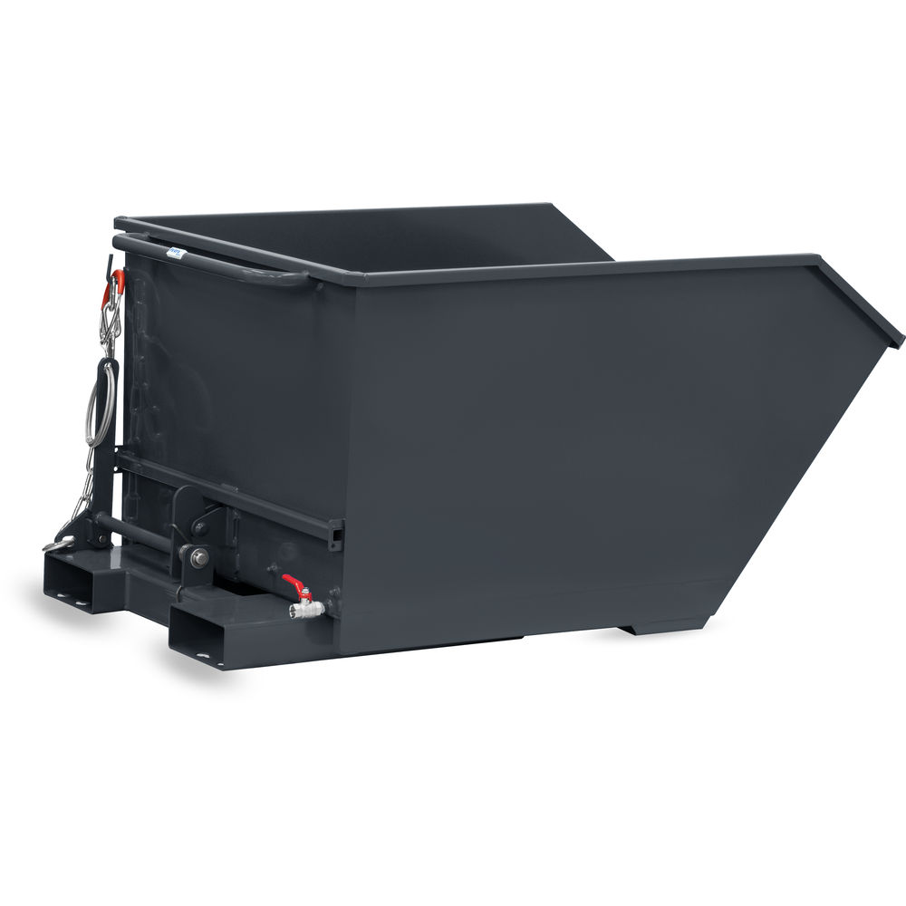 fetra® Recipiente basculante con grifo de purga 6250A-7016