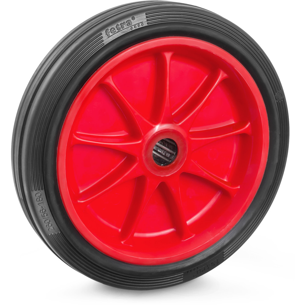 fetra® Rueda de goma maciza 70217 - 260 x 56 mm