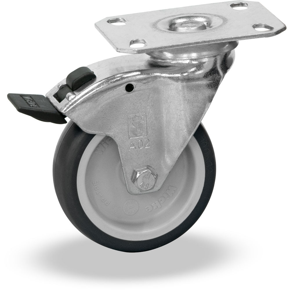 fetra® Rodillo guía con frenos 71615