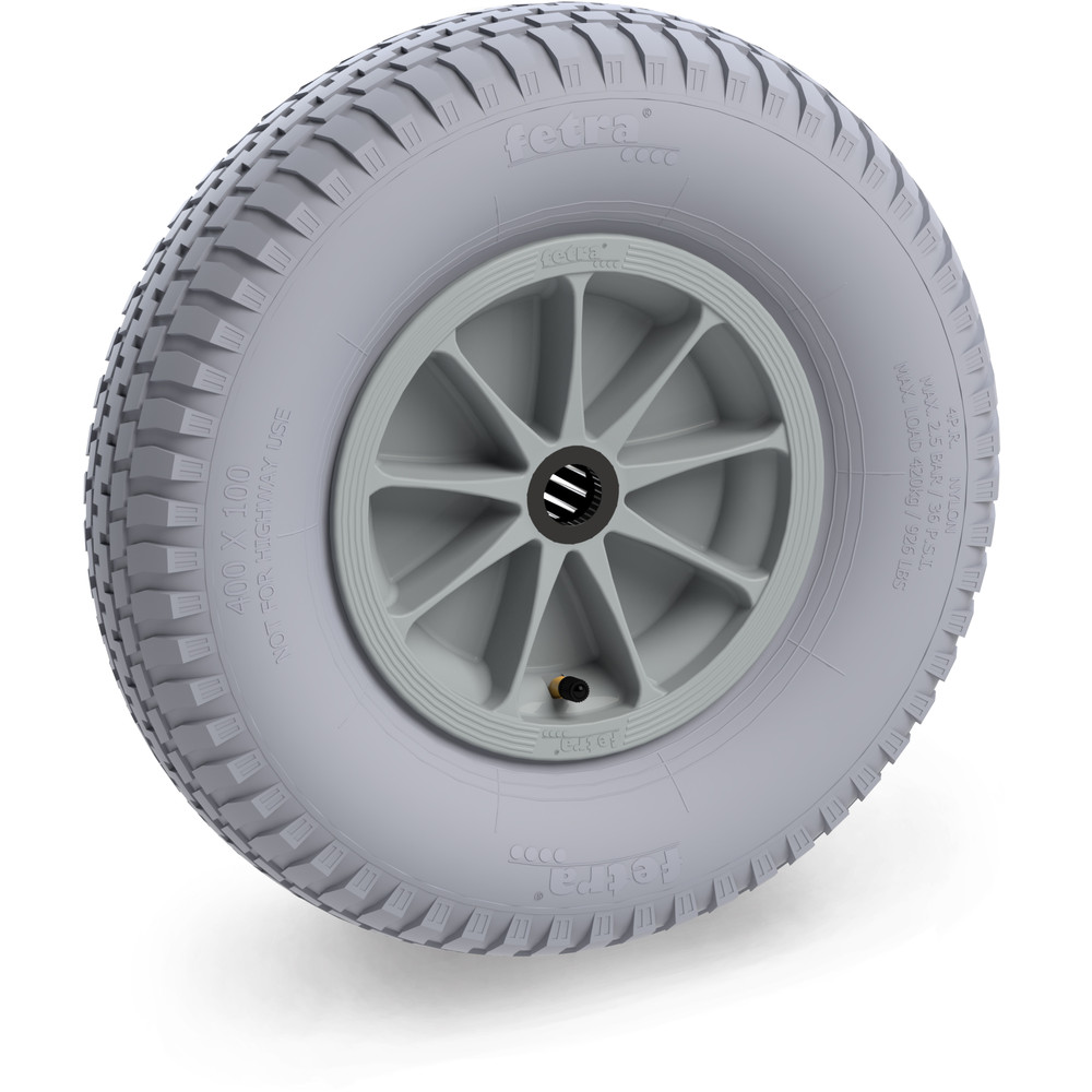 fetra® Rueda de aire 72125G - 400 x 100 mm