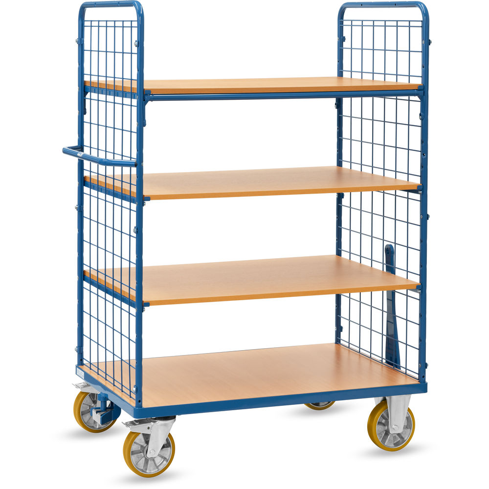 fetra® Carros de estantes con malla de alambre 8413-RZ