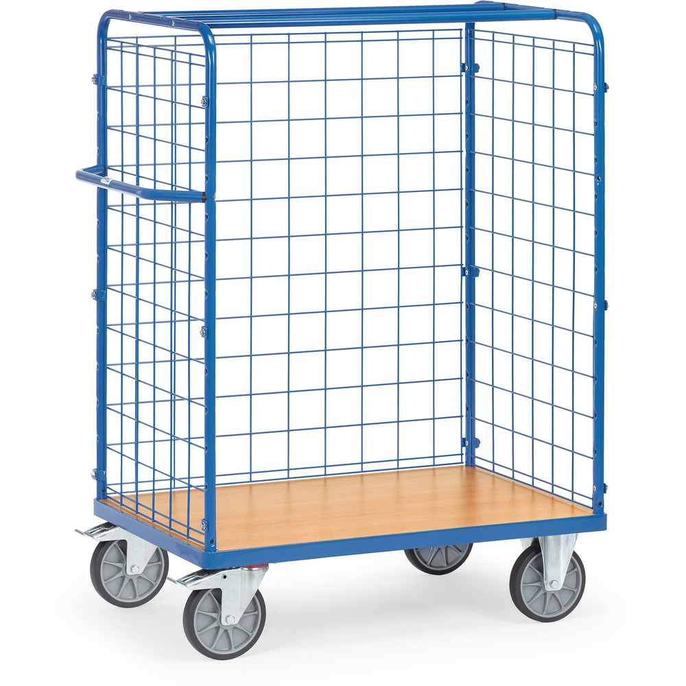 fetra® Carro con paneles de malla de alambre 8481-1