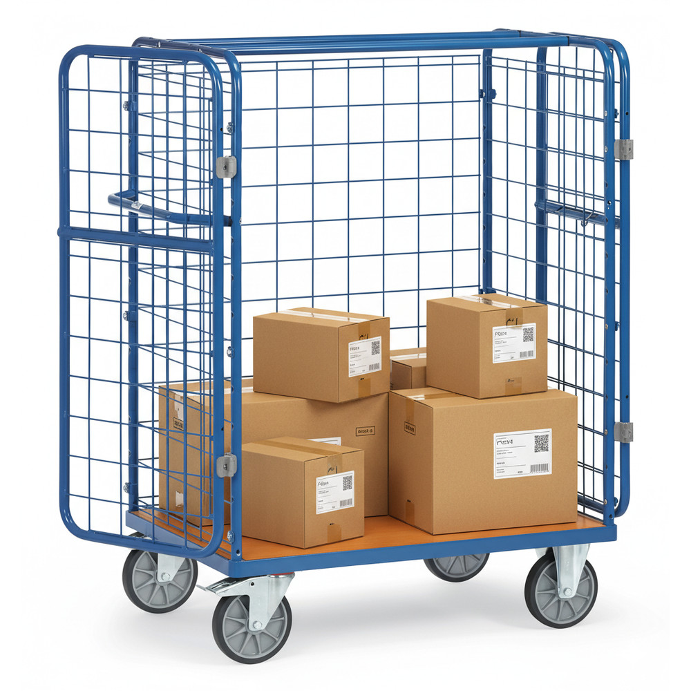 fetra® Carros para paquetes con puertas dobles 8481-3