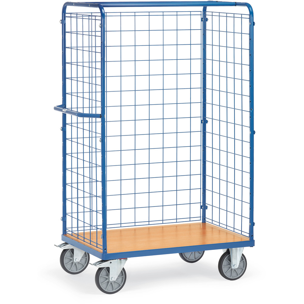 fetra® Carro con paneles de malla de alambre 8581-1