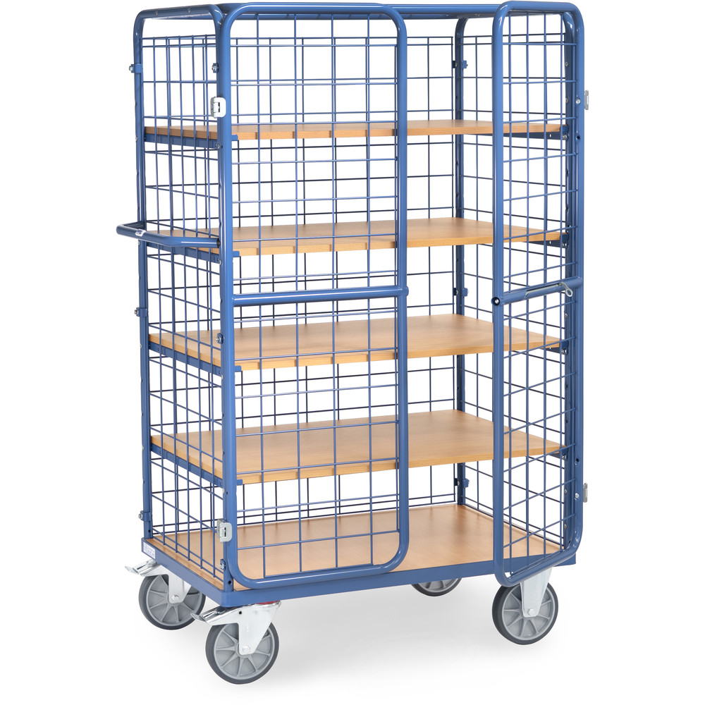 fetra® Carros de estantes con puertas batientes 8582-3DE