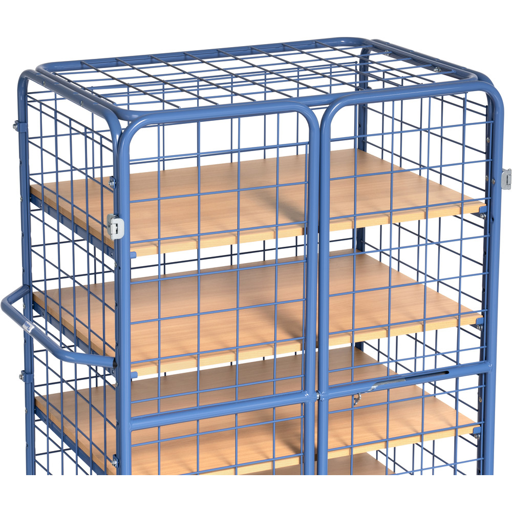 fetra® Carros de estantes con puertas batientes 8583-3DE