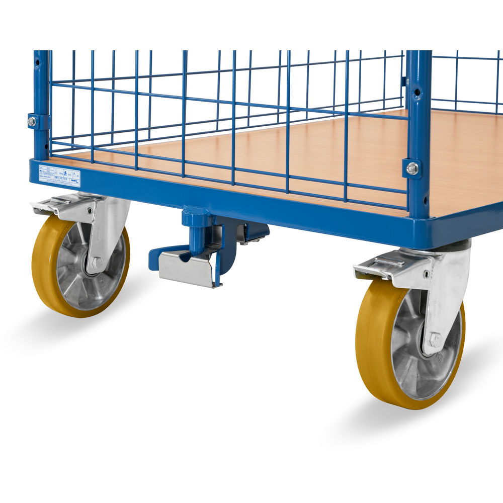 fetra® Carros de estantes con malla de alambre 8413-1-RZ