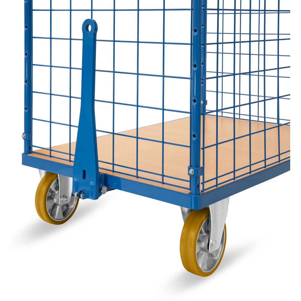 fetra® Carros de estantes con malla de alambre 8413-1-RZ