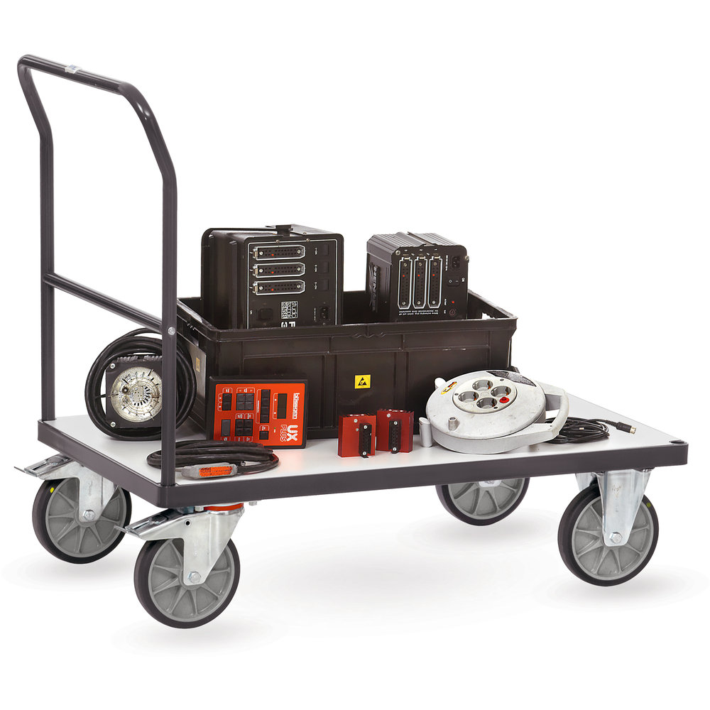 fetra® Carro con barra de empuje ESD 9501