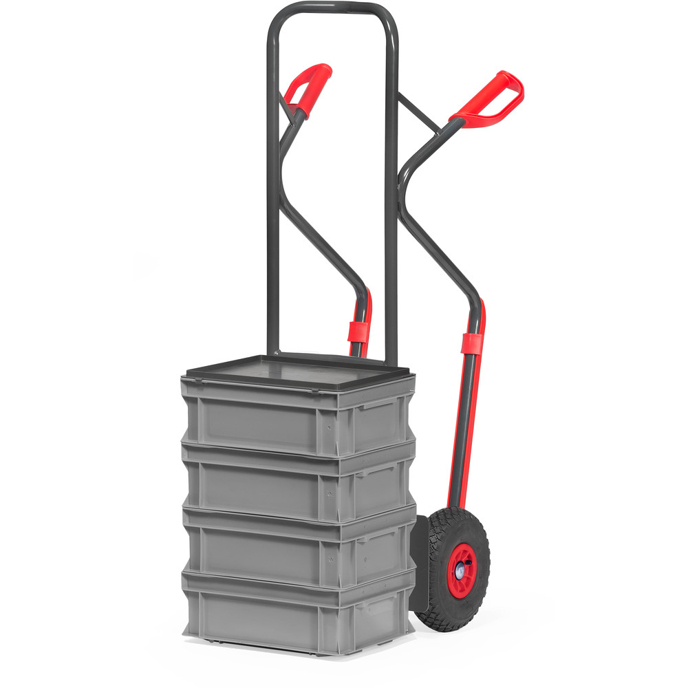 fetra® Carro de acero tubular GREY EDITION B1330L-7016