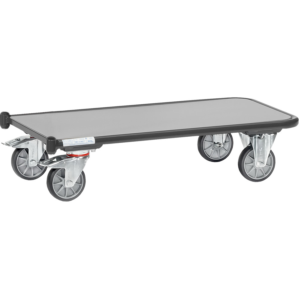fetra® Carro plataforma GREY-EDITION E1200FR-7016 para carro de almacén