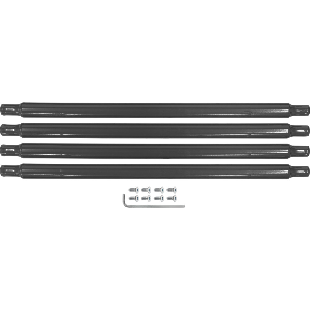 fetra® Tubos de soporte gris antracita E12402SR-7016 para mesa de transporte 12402 - 12406