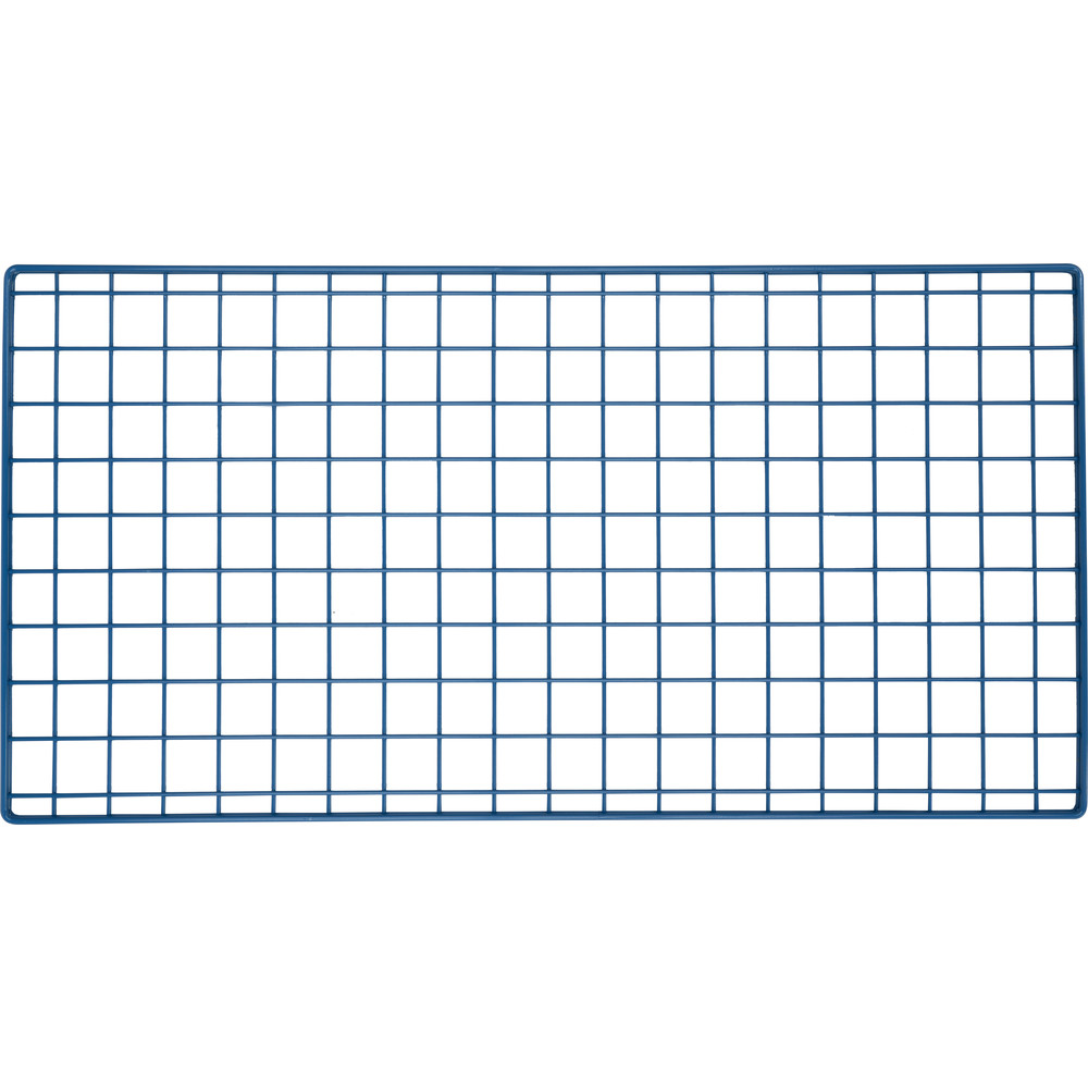 fetra® Pared longitudinal con malla metálica E1533LW para carro de tres paneles