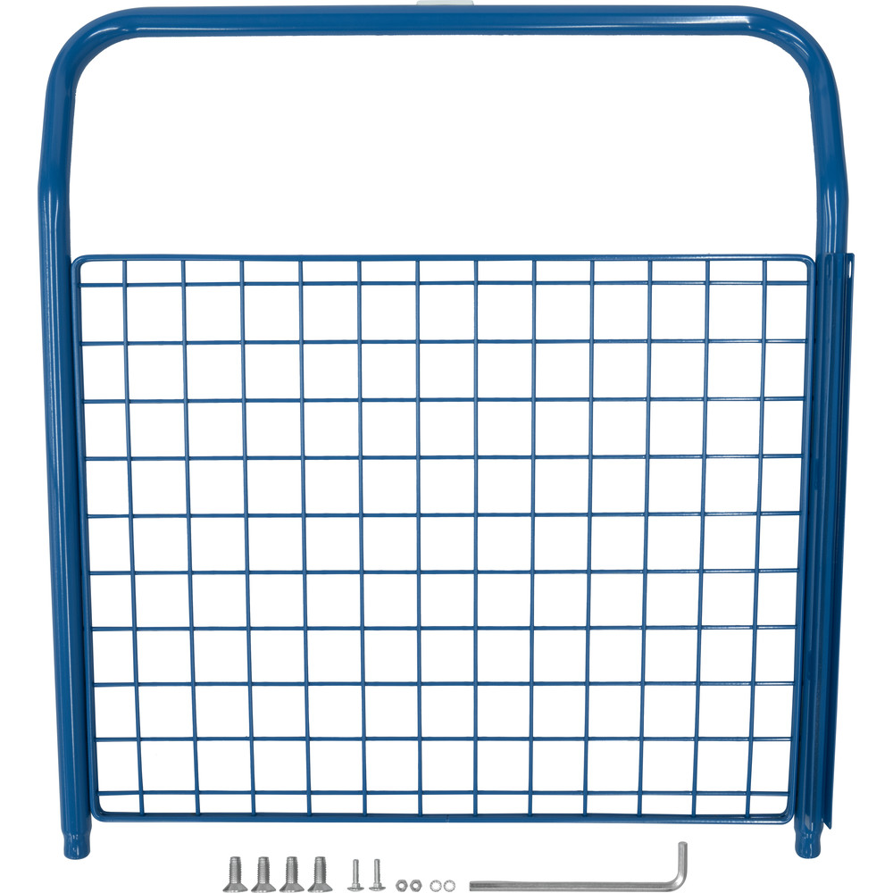 fetra® Panel frontal con malla metálica E1530SWR para carro de tres paneles