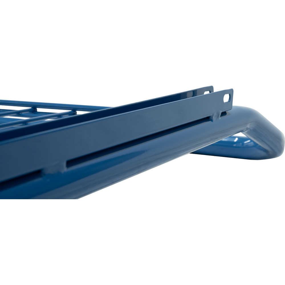 fetra® Panel frontal con malla metálica E1533SWL para carro de tres paneles