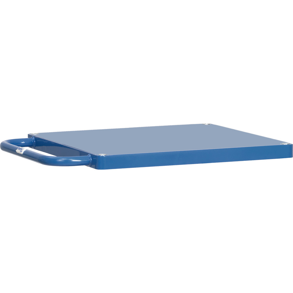 fetra® Plataforma de mesas con chapa acero E2496BTP para mesa de transporte pesada