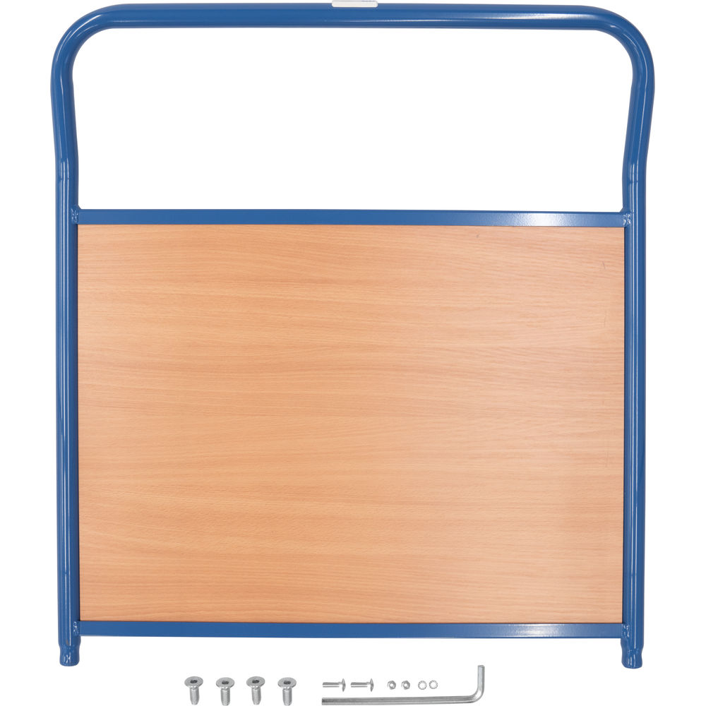 fetra® Panel frontal con madera E2551SW para carro de cuatro paneles